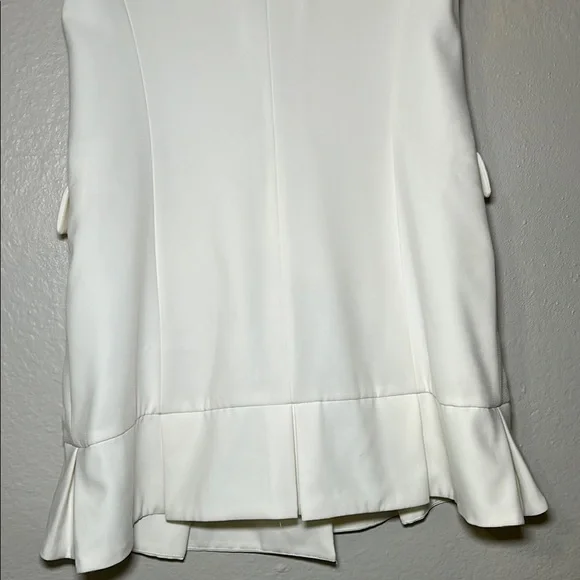 Zara Ivory Double-Breasted Vest - Picture 11 of 11